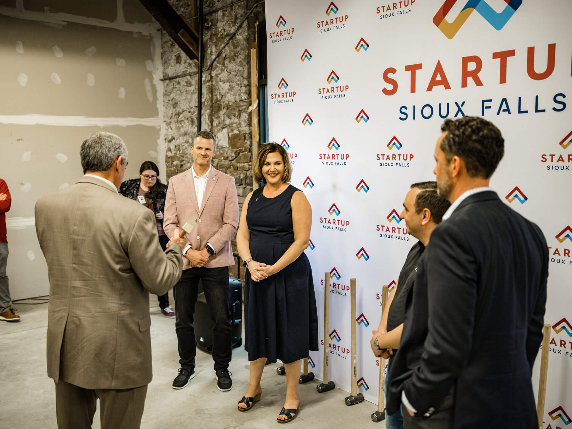 Startup Sioux Falls' groundbreaking ceremony on May 11, 2022